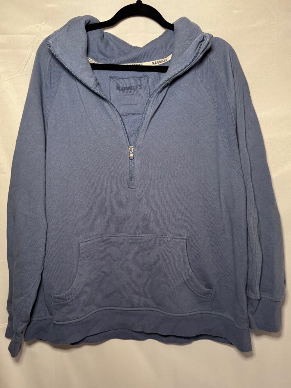 Maurice’s Athleisure Half Zip Sweatshirt Deep Sea Teal Women’s Plus Size 2x